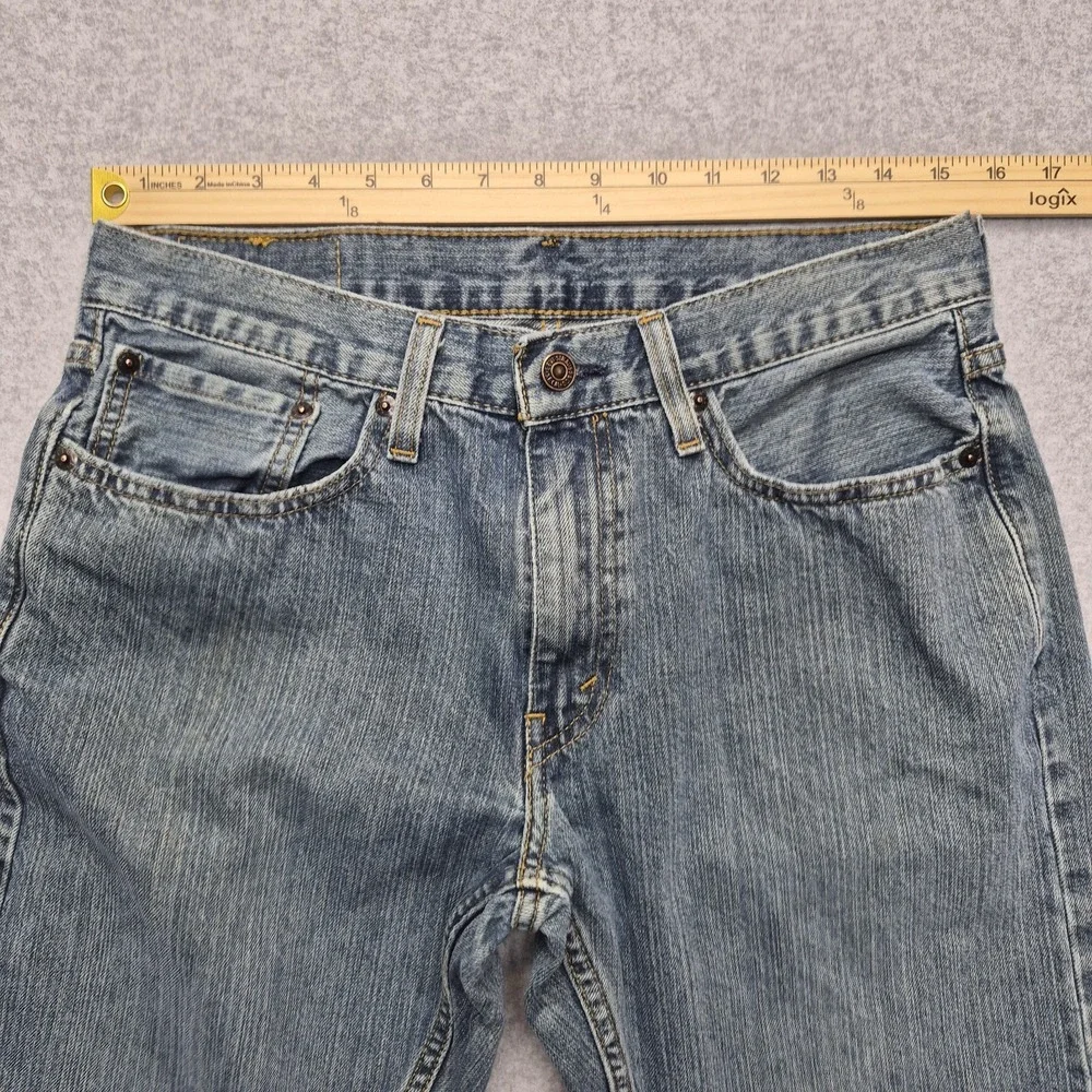 Levi's 505 Jeans Mens 32x34 Medium Wash Blue Denim Regular Fit Straight Leg